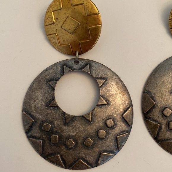 Vintage Southwestern Drop Earrings. Beautiful Condition! - Picture 7 of 9